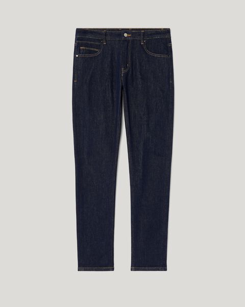 Slim stretch 5 pocket denim jean, Blue, hi-res